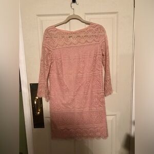 Elegant Pink Lace Dress NWT Max Studio Small